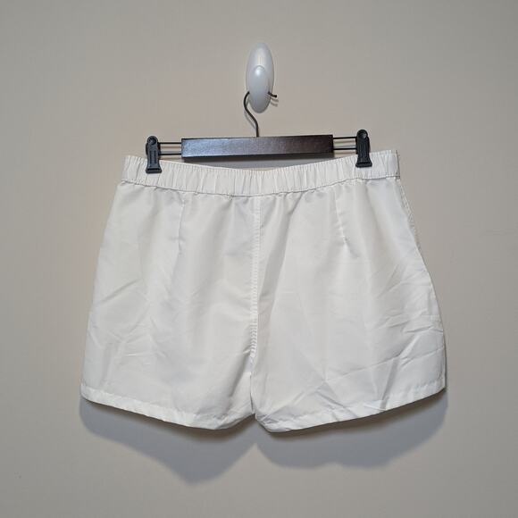 NWT Cabana Life White Boardshort Size L/10-12 Elastic Waist Pockets Swim Shorts - Picture 5 of 5